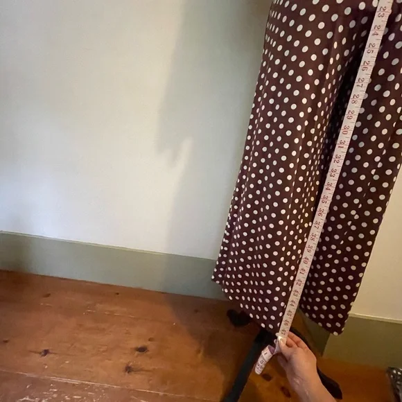 VENUS Black Polka Dot Wrap Jumpsuit XS - Picture 7 of 8